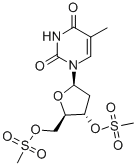CAS 登录号：56822-33-4， 3',5'-二-O-甲磺酰基胸苷