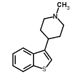 CAS#: 56839-02-2, 4-(1-Benzothiophen-3-Yl)-1-Methylpiperidine