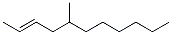 CAS 登录号：56851-34-4， 5-甲基-2-十一碳烯