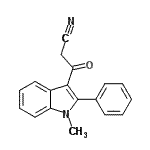 CAS#: 568553-08-2, 3-(1-Methyl-2-Phenyl-1H-Indol-3-Yl)-3-Oxopropanenitrile