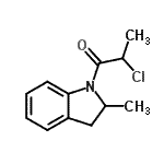 CAS#: 568566-38-1, 2-Chloro-1-(2-Methyl-2,3-Dihydro-1H-Indol-1-Yl)-1-Propanone