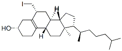 CAS#: 56897-09-7, (3S,6R,8S,9S,13R,14S,17R)-6-(Iodomethyl)-13-Methyl-17-[(2R)-6-Methylheptan-2-Yl]-1,2,3,4,6,7,8,9,11,12,14,15,16,17-Tetradecahydrocyclopenta[a]Phenanthren-3-Ol