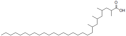 CAS#: 5691-98-5, 2,4,6,8-Tetramethyloctacosanoic acid
