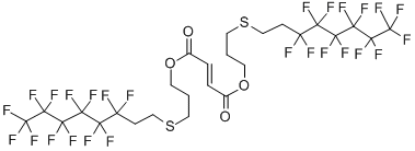 CAS 登录号：56927-83-4， 二[3-(1H,1H,2H,2H-全氟辛基硫代)丙基]富马酸酯