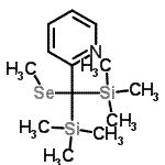 CAS#: 569322-21-0, 2-{(Methylselanyl)[Bis(Trimethylsilyl)]Methyl}Pyridine