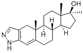 CAS 登录号：5697-57-4， 17alpha-甲基-2'H-雄甾-2,4-二烯并[3,2-c]吡唑-17beta-醇