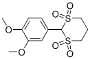 CAS#: 57009-86-6, 2-(3,4-Dimethoxyphenyl)-1,3-Dithiane 1,1,3,3-Tetraoxide
