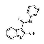 CAS 登录号：570361-32-9， 2-甲基-N-(3-吡啶基)咪唑并[1,2-a]吡啶-3-甲酰胺