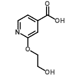 CAS#: 570408-53-6, 2-(2-Hydroxyethoxy)Isonicotinic Acid