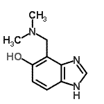 CAS#: 57050-67-6, 4-[(Dimethylamino)Methyl]-1H-Benzimidazol-5-Ol