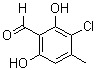 CAS#: 57074-21-2, 3-Chloro-2,6-Dihydroxy-4-Methylbenzaldehyde