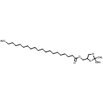 CAS 登录号：57156-96-4， (2,2-二甲基-1,3-二氧戊环-4-基)甲基二十烷酸酯
