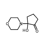 CAS 登录号：57234-11-4， 2-羟基-2-(4-吗啉基)环戊酮