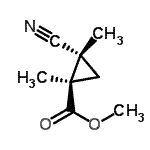 CAS#: 57234-25-0, Methyl (1R,2R)-2-Cyano-1,2-Dimethylcyclopropanecarboxylate