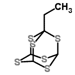 CAS 登录号：57274-64-3， 1-乙基-2,4,6,8,9,10-己硫杂三环[3.3.1.1<sup>3,7</sup>]癸烷