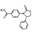 CAS 登录号：572923-21-8， (4S)-3-(4-乙酰基苯基)-4-苯基-1,3-恶唑烷-2-酮
