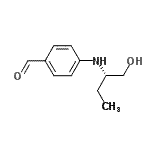 CAS#: 572923-24-1, 4-{[(2S)-1-Hydroxy-2-Butanyl]Amino}Benzaldehyde
