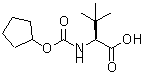 CAS 登录号：572924-00-6， (S)-2-环戊基氧基羰基氨基-3,3-二甲基丁酸
