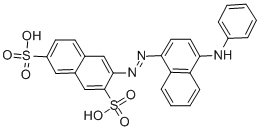 CAS#: 57322-42-6, 3-(4-Anilino-1-Naphthylazo)-2,7-Naphthalenedisulfonic Acid