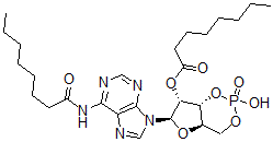 CAS#: 57329-09-6, N(1),O(2)-Dioctanoyl Cyclic Amp