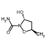 CAS 登录号：57336-93-3， (3R,5R)-3-羟基-5-甲基-1,2-恶唑烷-2-甲酰胺