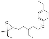 CAS 登录号:57342-02-6, 6,7-环氧-3-乙基-1-(4-乙基苯氧基)-7-甲基壬烷