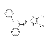 CAS#: 57360-69-7, 4,5-Dimethyl-2-{(E)-[(E)-Phenyl(Phenylhydrazono)Methyl]Diazenyl}-1,3-Thiazole