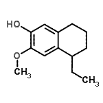 CAS#: 573977-17-0, 5-Ethyl-3-Methoxy-5,6,7,8-Tetrahydro-2-Naphthalenol