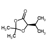 CAS 登录号：573987-84-5， (5R)-5-异丙基-2,2-二甲基-1,3-二氧戊环-4-酮