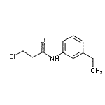 CAS#: 573997-99-6, 3-Chloro-N-(3-Ethylphenyl)Propanamide