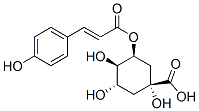 CAS 登录号：5746-55-4， (1R,3S,4R,5S)-1,3,4-三羟基-5-[(E)-3-(4-羟基苯基)丙-2-烯酰基]氧基-环己烷-1-羧酸