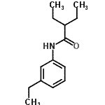 CAS 登录号：574723-17-4， 2-乙基-N-(3-乙基苯基)丁酰胺
