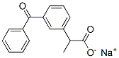 CAS 登录号：57495-14-4， 2-(3-苯甲酰基苯基)丙酸钠
