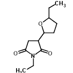 CAS#: 575115-08-1, 1-Ethyl-3-(5-Ethyltetrahydro-2-Furanyl)-2,5-Pyrrolidinedione