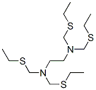 CAS#: 5752-43-2, N,N,N',N'-Tetra(Ethylthiomethyl)Ethylenediamine