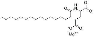 CAS 登录号：57539-47-6， 二氢二[N-棕榈酰-L-谷氨酸(2-)-N,O1]镁酸盐(2-)