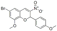 CAS#: 57544-07-7, 6-Bromo-8-Methoxy-2-(4-Methoxyphenyl)-3-Nitro-2H-1-Benzopyran