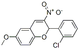 CAS 登录号：57544-12-4， 2-(2-氯苯基)-6-甲氧基-3-硝基-2H-1-苯并吡喃