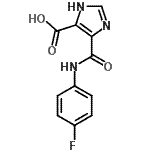 CAS 登录号：575497-25-5， 4-[(4-氟苯基)氨基甲酰]-1H-咪唑-5-羧酸