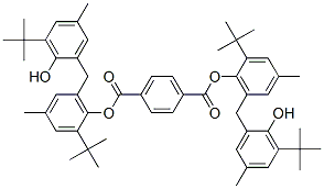 CAS#: 57569-40-1, Bis[2-(1,1-Dimethylethyl)-6-[[3-(1,1-Dimethylethyl)-2-Hydroxy-5-Methylphenyl]Methyl]-4-Methylphenyl] Terephthalate