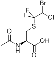CAS#: 57596-70-0, N-Acetyl-S-(2-Bromo-2-Chloro-1,1-Difluoroethyl)-L- Cysteine