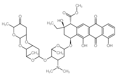 CAS 登录号：57596-79-9， 阿克那霉素 B
