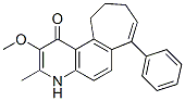 CAS 登录号：57609-68-4， 4,9,10,11-四氢-2-甲氧基-3-甲基-7-苯基-1H-环庚并[f]喹啉-1-酮