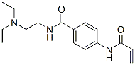 CAS 登录号：57631-93-3， N-(2-二乙基氨基乙基)-4-(丙-2-烯酰氨基)苯甲酰胺