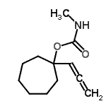 CAS 登录号：57649-54-4， 1-丙二烯基环庚基甲基氨基甲酸酯