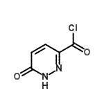 CAS 登录号：57658-96-5， 6-氧代-1,6-二氢-3-哒嗪羰基氯化物