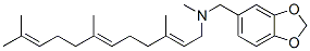 CAS 登录号：57710-61-9， N-甲基-N-(3,7,11-三甲基-2,6,10-十二碳三烯基)-1,3-苯并二氧戊环-5-甲胺