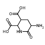 CAS#: 57722-76-6, 5-Amino-6-Oxo-2,3-Piperidinedicarboxylic Acid