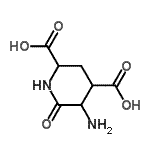 CAS#: 57722-77-7, 5-Amino-6-Oxo-2,4-Piperidinedicarboxylic Acid