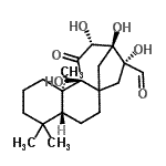 CAS#: 57743-92-7, (5beta,9beta,10alpha,12alpha,16beta)-9,12,13,16-Tetrahydroxy-11-Oxokauran-17-Al